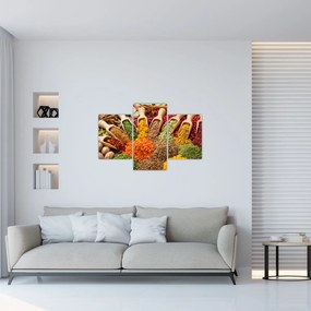 Tablou - Condimente din întreaga lume (90x60 cm)