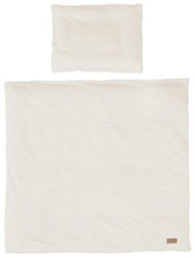 Lenjerie de pat pentru copii crem pentru pătuț 80x80 cm Seashells – Roba