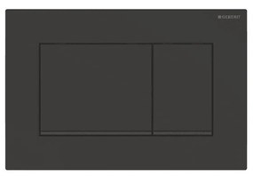 Clapeta de actionare Geberit Sigma20 negru mat lacuit 2 butoane