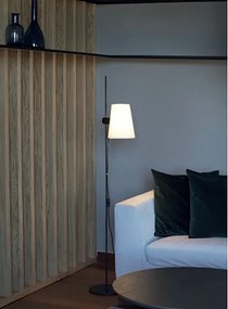 Lampa de podea moderna design elegant LUPE negru/bej