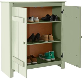 Dulap verde deschis din lemn de pin 100x110 cm Bertram – Støraa