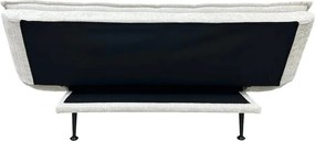 Canapea extensibila, Tesatura chenille bej JAZZ 195cm