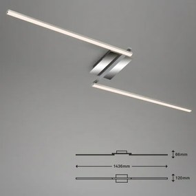 Lustră LED aplicată STAFF 2xLED/6W/230V Briloner 3500-018
