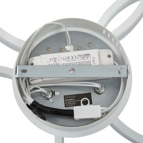 Plafonieră albă cu LED cu 3 trepte de intensitate luminoasă cu 3 lumini - Navara