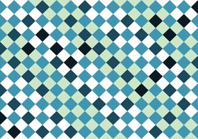 Fototapet - Mozaic - gresie albastră (152,5x104 cm)