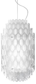 Lustra design Art Deco realizata manual Chantal Small White