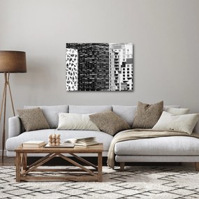 Tablou cu arhitectura alb neagră (70x50 cm)