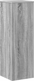 vidaXL Suport de plante, sonoma gri, 33x33x100 cm, lemn prelucrat