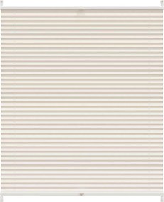 vidaXL Jaluzea plisată, crem, 110x100 cm