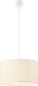 Lustră suspendată pe cablu SIRJA PLISADO 1xE27/15W/230V Ø 35 cm crem