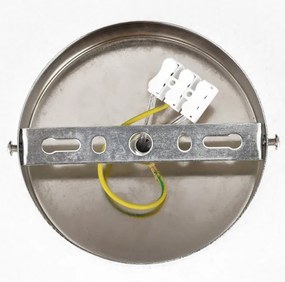 Brilagi - Lustră aplicată ECLIPSE 7xE14/10W/230V Ø 48 cm argintie