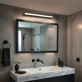 Aplică de perete negru-mat LED Fabrizio – Trio