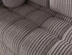 Canapea Kastol , light gri velour extensibil, 137x71x74 cm – Modullo 04