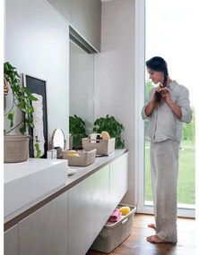 Coș de depozitare din plastic ø 17x13 cm Jute – Curver