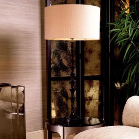 Veioza, Lampa de masa design LUX, Lemn, Tesatura, Arabella