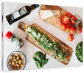 Tablou Canvas Bucatarie Fresh Food 120x80 cm