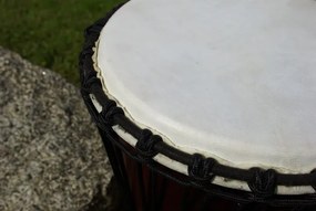 Tobă africană Djembe, 70 cm - sculptată manual
