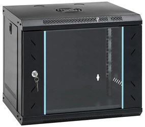 vidaXL Dulap de rețea cu depozitare Negru 53 x 45 x 45 cm Oțel