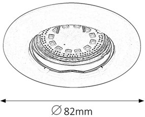 Rabalux 1163 - SET 3x Corp de iluminat tavan fals LITE 3xGU10/3W/230V