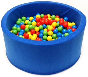 NELLYS Piscina pentru copii 90x40cm formă circulară + 200 de baloane - albastru