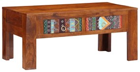 vidaXL Măsuță de cafea, 90x50x40 cm, lemn masiv de acacia