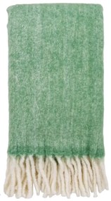 Pătură verde din amestesc de lână 130x170 cm Carmel – House Nordic