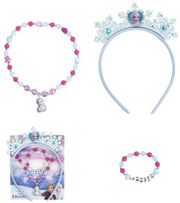 Disney Regatul de gheață Royal Blue set de bijuterii și bentiță