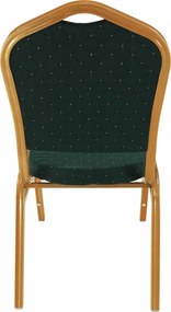 Scaun stivuitor,  verde / vopsea aurie, ZINA 3 NOU