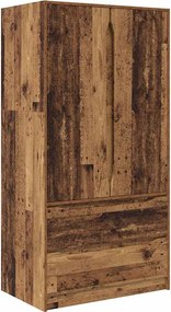 vidaXL Dulap de Baie Lemn Vechi 79,5 x 49 x 156 cm Lemn compozit