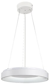 Lustra LED cu telecomanda design modern Ceilo alb 48cm