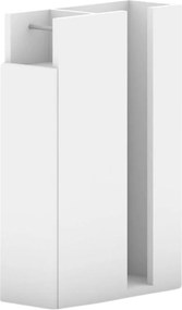 Dulap baie PAPER, alb, PAL melaminat, cu o usa, 17x42x66 cm