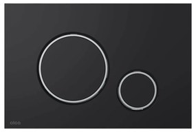 Clapeta de actionare Alca M778 negru mat - crom lucios