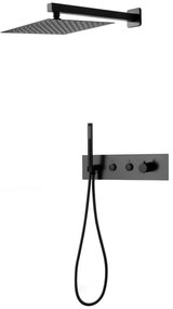 Mexen Azul set de duș îngropat, negru - 7629-03-70