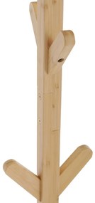 Cuier de podea B017 NAT, bambus