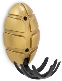 Cârlig negru/auriu de montat pe perete din plastic Bug – Spinder Design