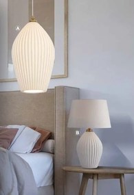 Veioza design vintage cu corp ceramic Belle