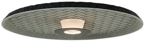 Plafoniera LED design modern decorativ ACOUSTIC gri, negru ZB-25177