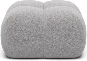 Puf Tapitat Covio 85x85x52 cm, gri Chenille – Kendell 03