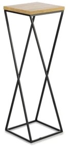 Suport pentru flori LOFT 70x24 cm negru/maro