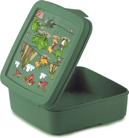 Cutie de gustări pentru copii verde Dinosaur – Snips