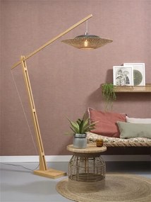 Lampadar din bambus KALIMANTAN orizontal L natur, 60cm
