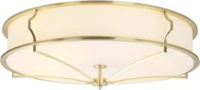 Open Design OR84443 - Plafonieră STESSO 6xE27/12W/230V Ø 85 cm alamă/albă