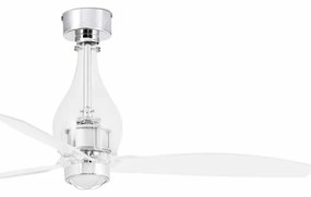 Lustra cu Ventilator si telecomanda MINI ETERFAN M LED transparent