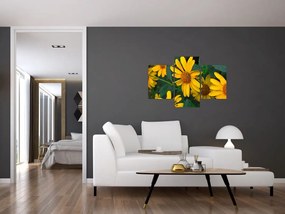 Tablou cu flori galbene (90x60 cm)