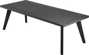 Masa design LUX din lemn de stejar Biot negru, 240x100 114472 HZ