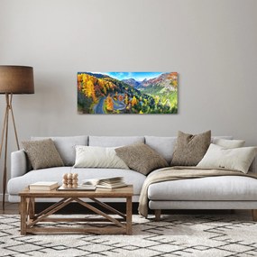 Tablou - Trecătoarea Malay Pass (120x50 cm)