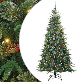 vidaXL Brad de Crăciun artificial cu ramuri articulare Verde 240 cm