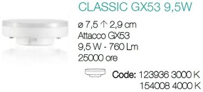 Bec LED GX53 9.5W 4000K 154008