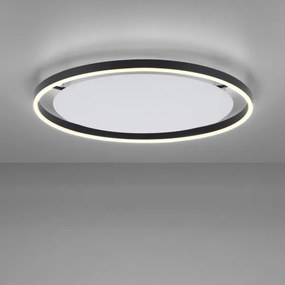 Leuchten Direkt 15392-13 - LED plafonieră RITUS 30W/230V negru dimabil