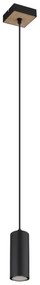 Pendul design industrial Robby negru, maro